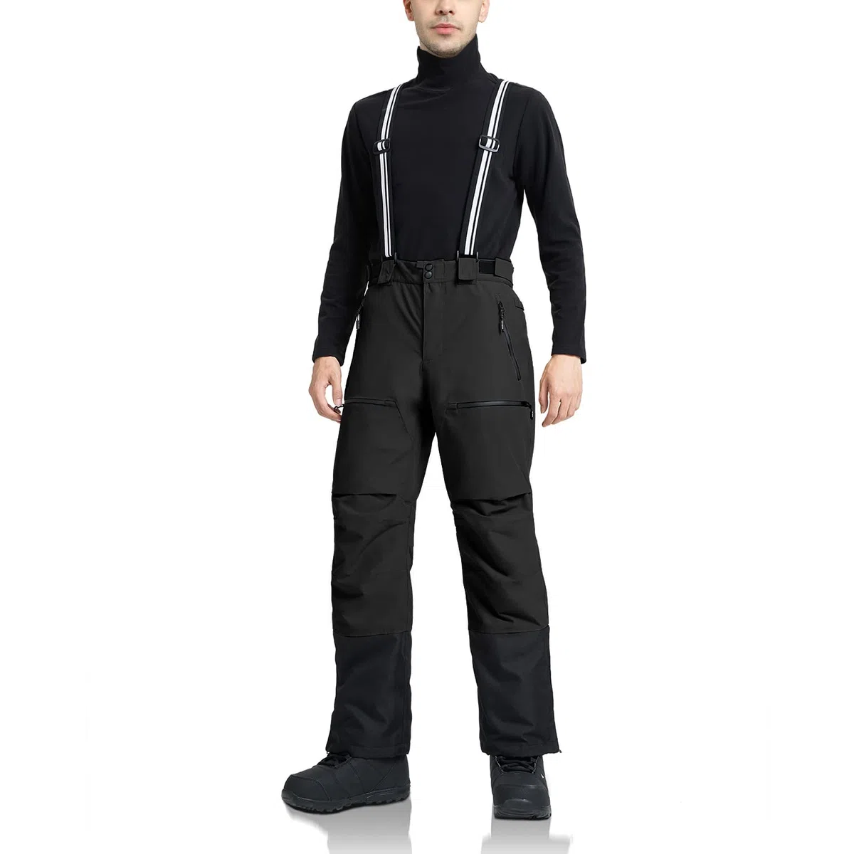 Pioneer Camp Herren Skihose Gefüttert mit Hosenträger Schneehose Snowboardhose