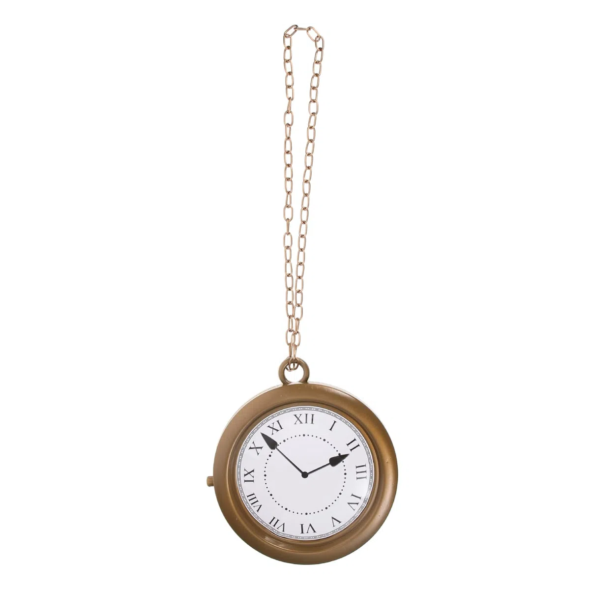Gatuida Uhr-Halskette, personalisierte Halloween-Hals-Uhr, Dekorationen, Jumbo-Gold, Halskette, Hip-Hop-Rapper-, Kostüm-Anhänger für Damen und Herren