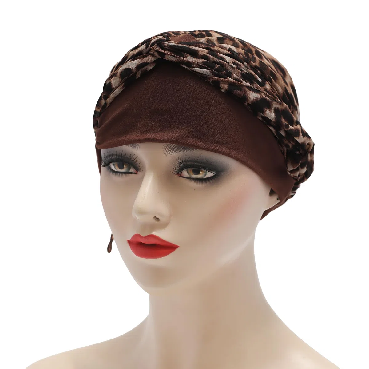 ZLYC Damen Sommer Kopftücher Bedruckt Turban Kopfbedeckung