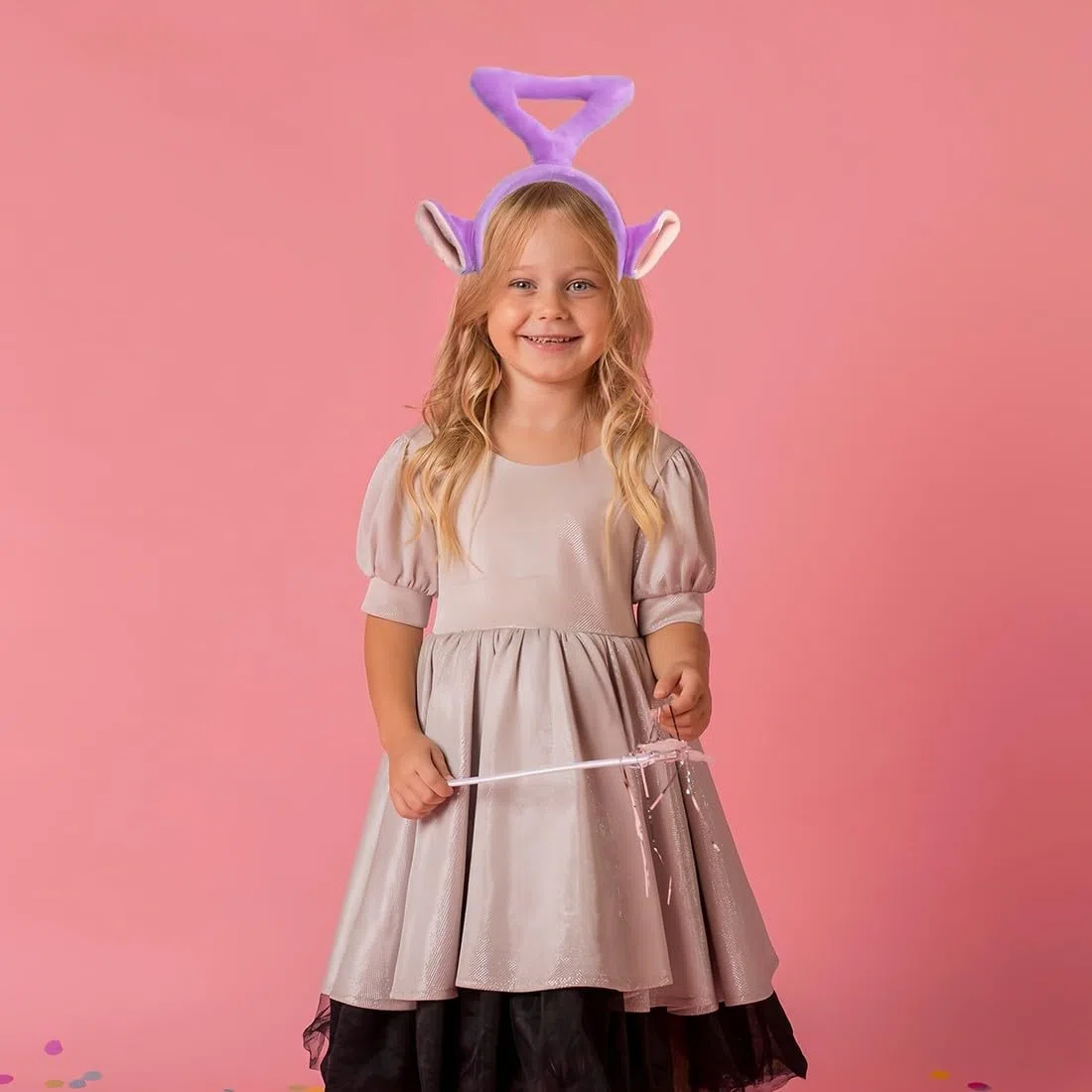 4 Stück Cartoon Nette Styling Haar Hoop the Plüsch Mädchen Haarbänder Waschen Nette Gesicht Kopfbedeckung 3D Haarnadel Haarband Haarschmuck für Kinder Karneval Kindertag