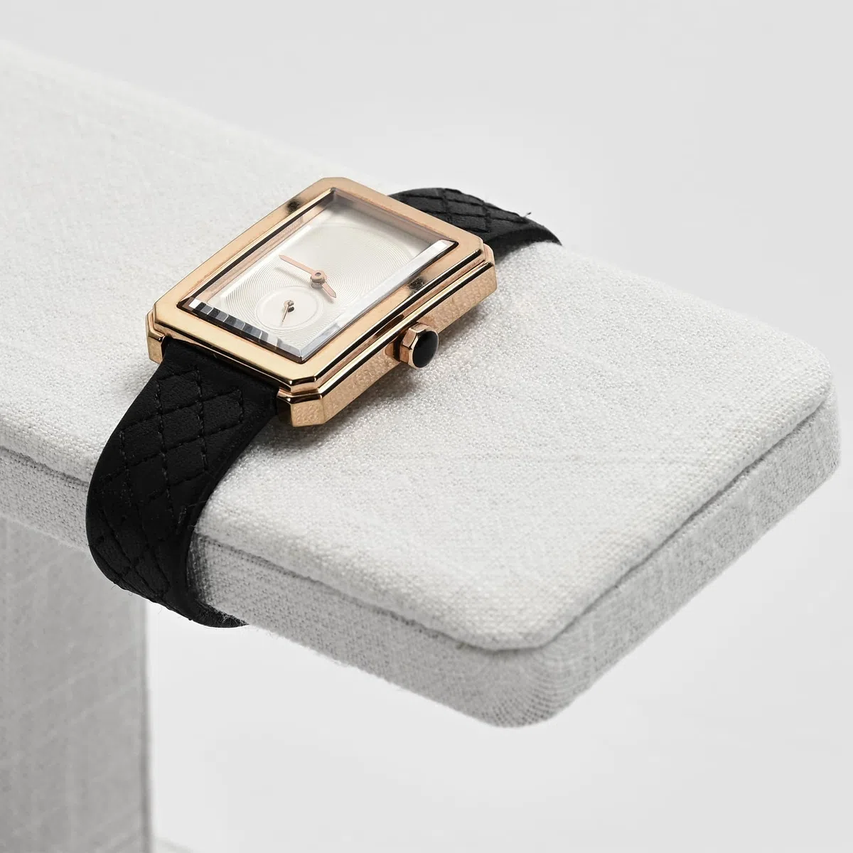 Oirlv Mikrofaser Uhrenständer,Uhrenhalter Schmuckständer,Watch Stand,Schmuck Armband Organizerständer(Grau)