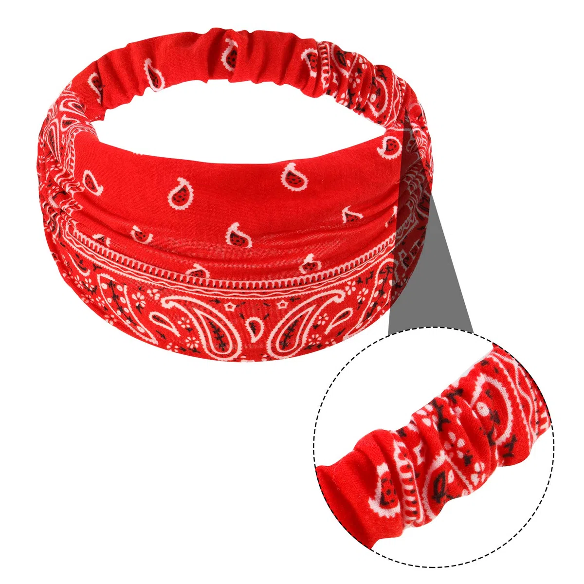 WILLBOND 6 Stücke Paisley Bandana Stirnband für Frauen mit Elastischem Yoga Einstellbare Turban Headwrap