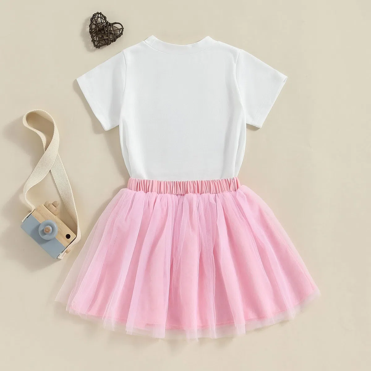 Baby Mädchen Geburtstag Outfit Kurzarm Brief Stickerei T-Shirt Mit Regenbogen Tüll Rock Baby Mädchen Geburtstag Prinzessin Tüllrock Set Geburtstag Spitzen Tutu Rock Outfit
