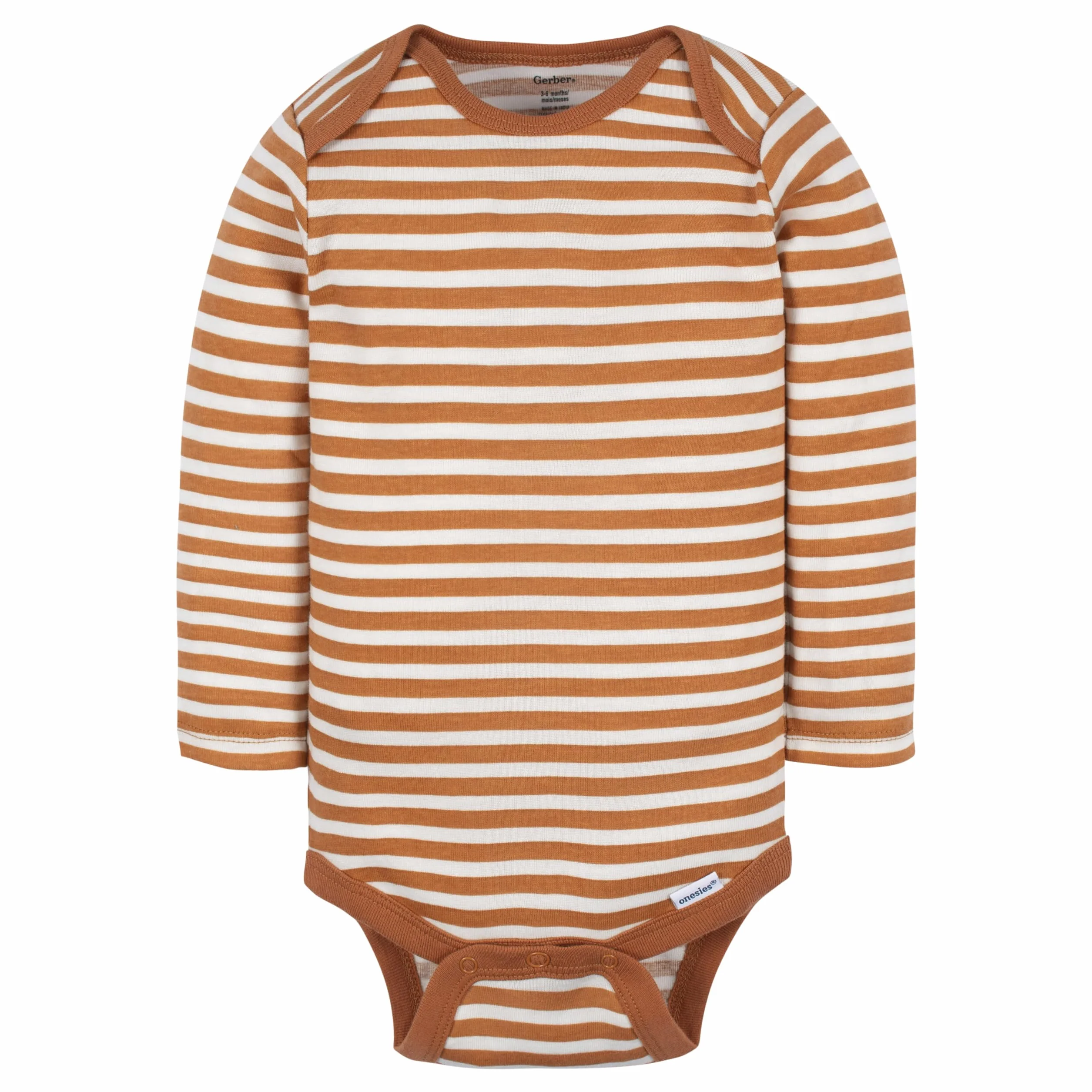 Gerber Baby - Jungen 6-pack Long-sleeve Onesies Bodysuit Baby- und Kleinkind-T-Shirt-Set (6er Pack)