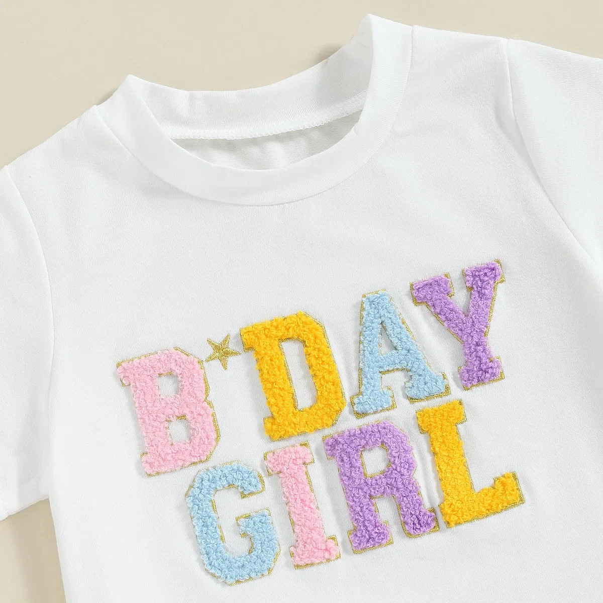 Baby Mädchen Geburtstag Outfit Kurzarm Brief Stickerei T-Shirt Mit Regenbogen Tüll Rock Baby Mädchen Geburtstag Prinzessin Tüllrock Set Geburtstag Spitzen Tutu Rock Outfit