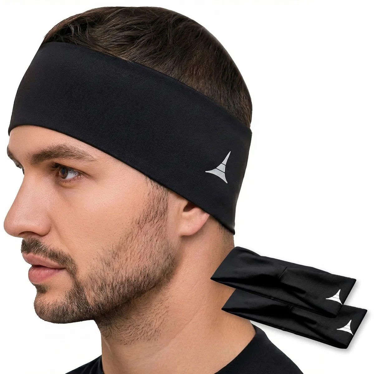 French Fitness Revolution - Dehnbares Sport-Stirnband Männer & Frauen - Schweißband zum Laufen, Radfahren, Basketball, Yoga, Fitness - feuchtigkeitsableitendes Workout-Haarband