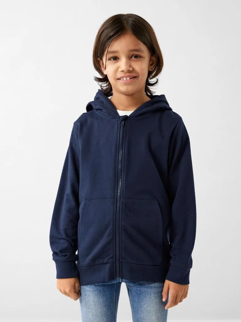 NAME IT Sweatshirt mit Kapuze und Reißverschluss