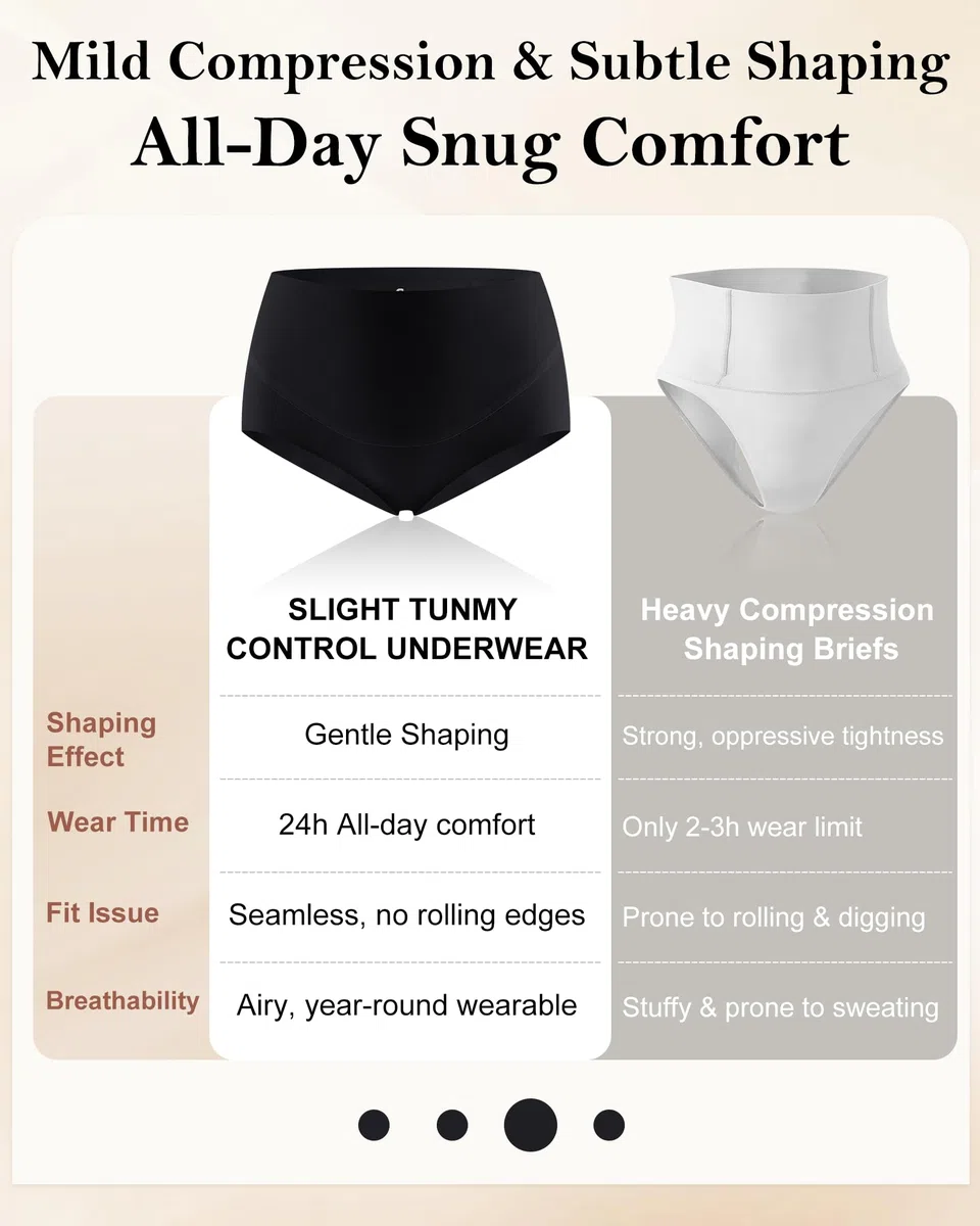Levao Bauchweg Unterhose Damen Shapewear Miederhose String Tanga Figurformende Unterwäsche Hoher Taille Shaping Bauch Weg Hose für Frauen