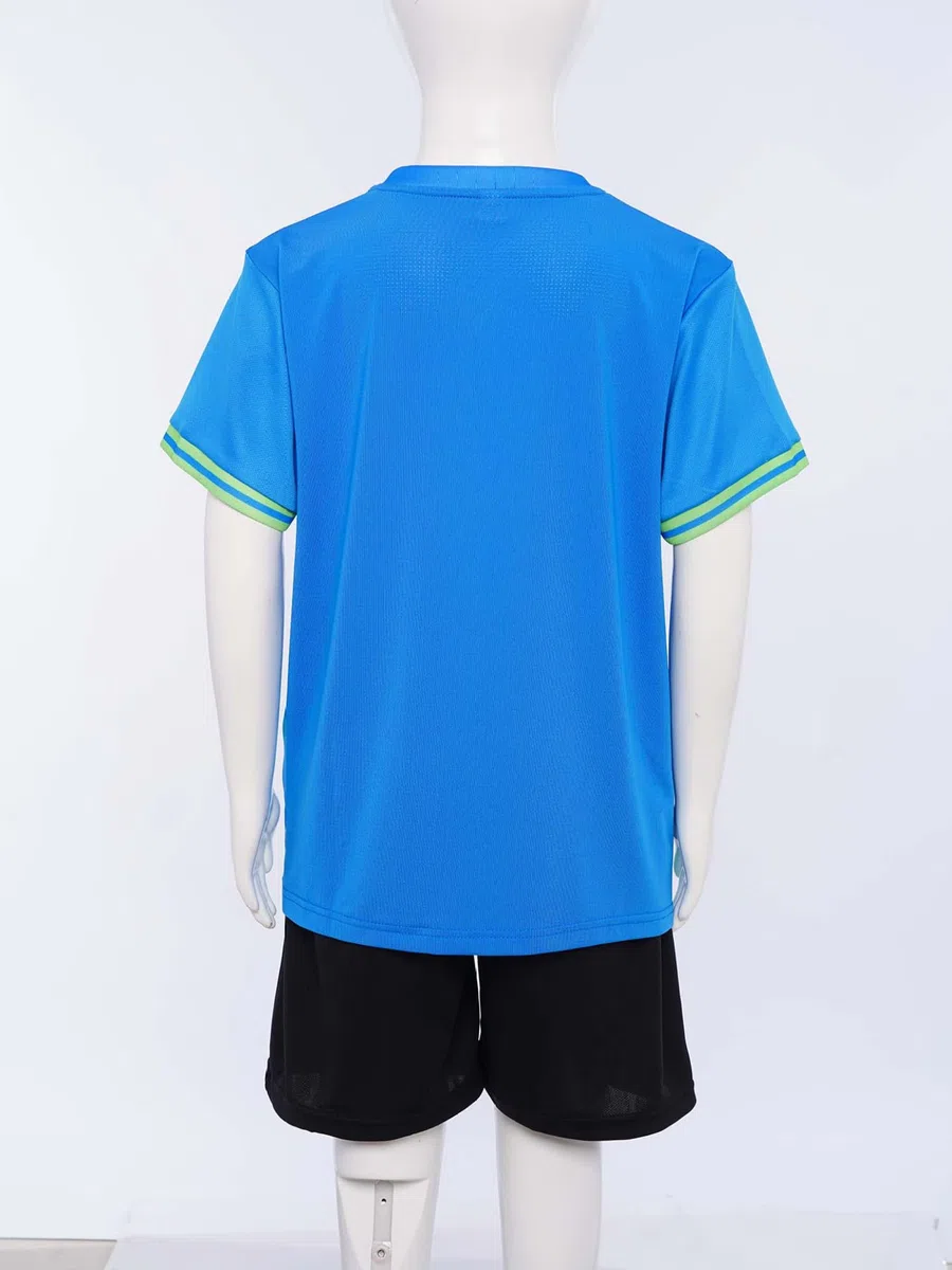 Trainingsanzug Kinder Sport Set Kurz Jungen 2-teilig Sportbekleidung Trikot und Hose Shorts Sportanzug Fußball Sommer Jogginganzug