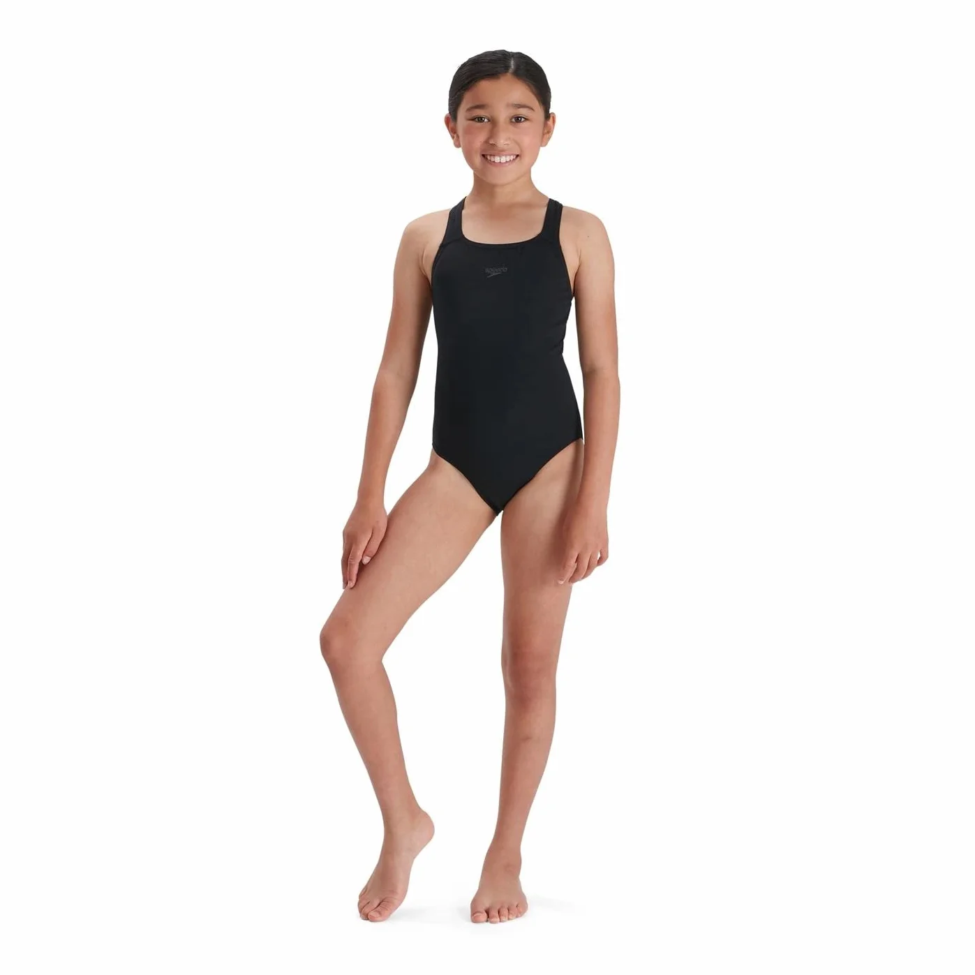 Speedo Mädchen ECO Endurance+ Medalist Badeanzug | Chlorbeständig | Recyclingmaterial | Bequeme Passform | Schwimmunterricht | Badeurlaub