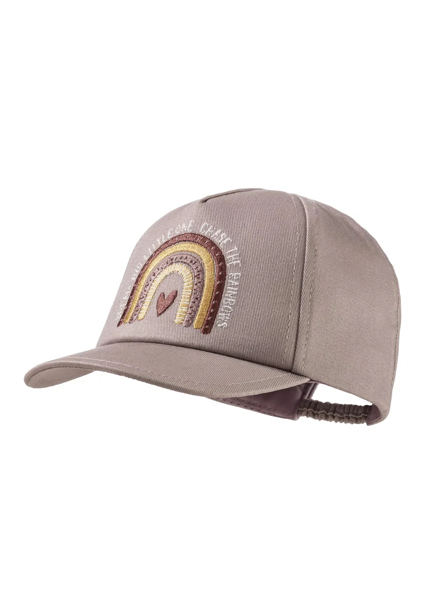 Sterntaler Basecap Rainbow - Mädchen Schirmmütze mit Stickerei Regenbogen - Sommer Baseball Cap elastisch mit Gummizug - sportive Baby und Kinder Schirmkappe