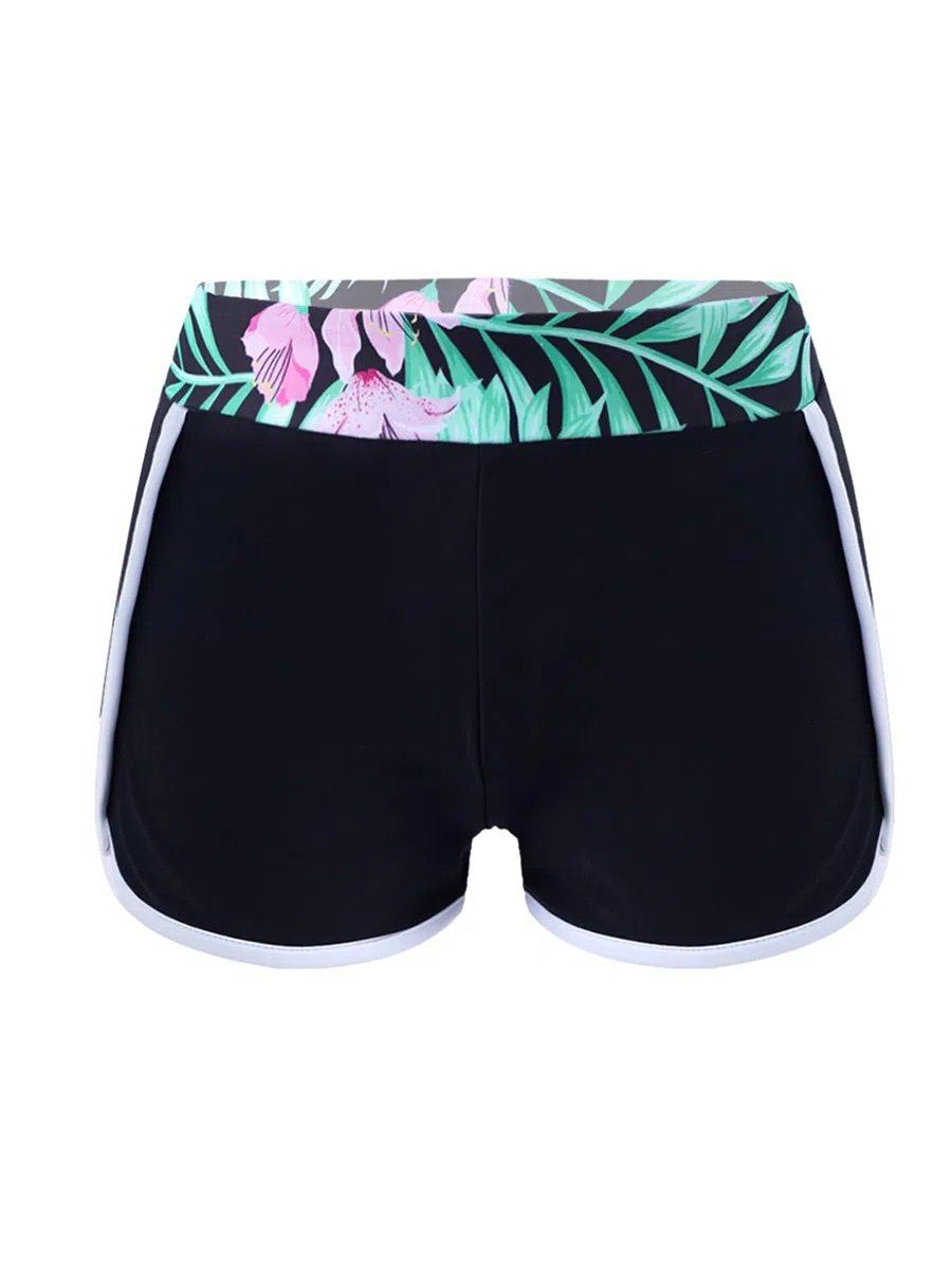 Oyolan Mädchen Badeshorts Sommer Kurze Badehose Schwimmshorts Strand Shorts Boardshorts Slim Fit Beachwear 3-16 Jahre