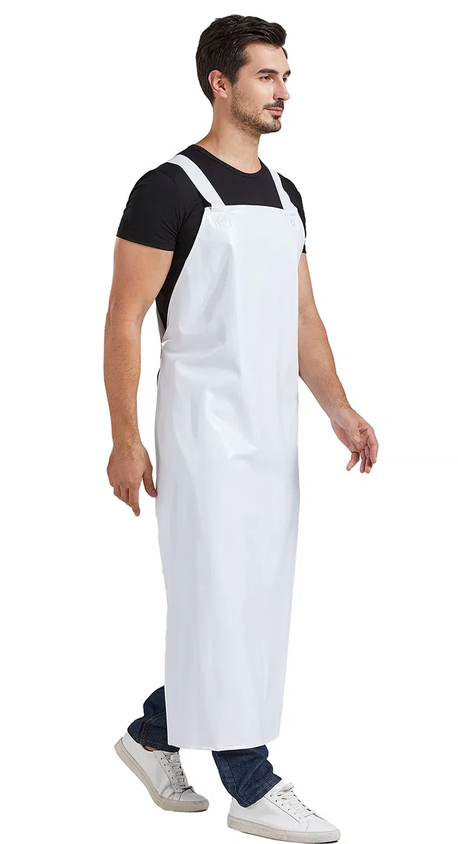 Nanxson Unisex wasserdicht Gummischürzen Arbeitsschürze Fleischerschürze Metzgerschürze für Industrie, Metzgerei, Reinigung