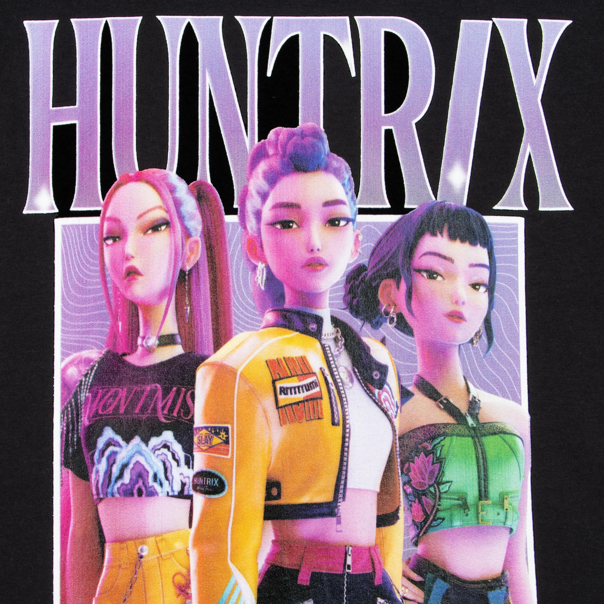 KPop Demon Hunters T Shirt Mädchen, Huntrix T Shirt Mädchen, Kurzarm Kinder Top