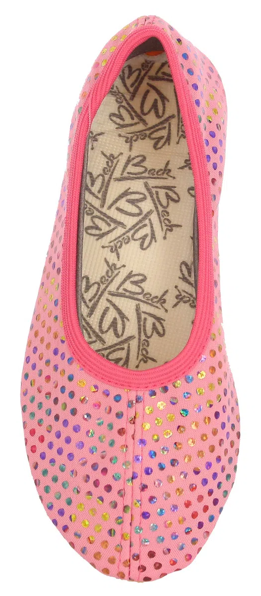 Beck Mädchen Punkt Multi Gymnastikschuhe
