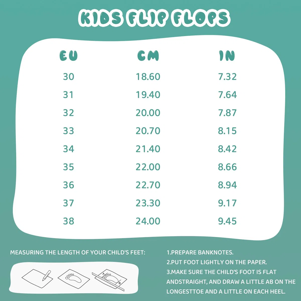 WateLves Flip Flops Kinder Zehentrenner Mädchen Badelatschen mit dicken Sohlen Sommer Strand und Pool Rutschfeste Zehensandalen