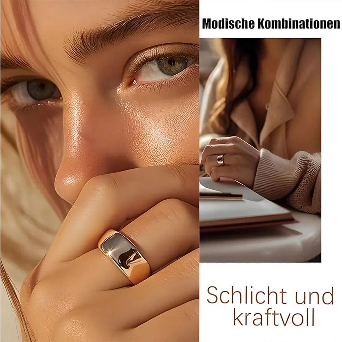 VitàlRing Magnetring Wechseljahre Ring, Migraine Relaxation, Abnehmen, Hormonelle Balance zum Angstgefühle Verbessert Dieschlafqualität, Fitnessring für Damen