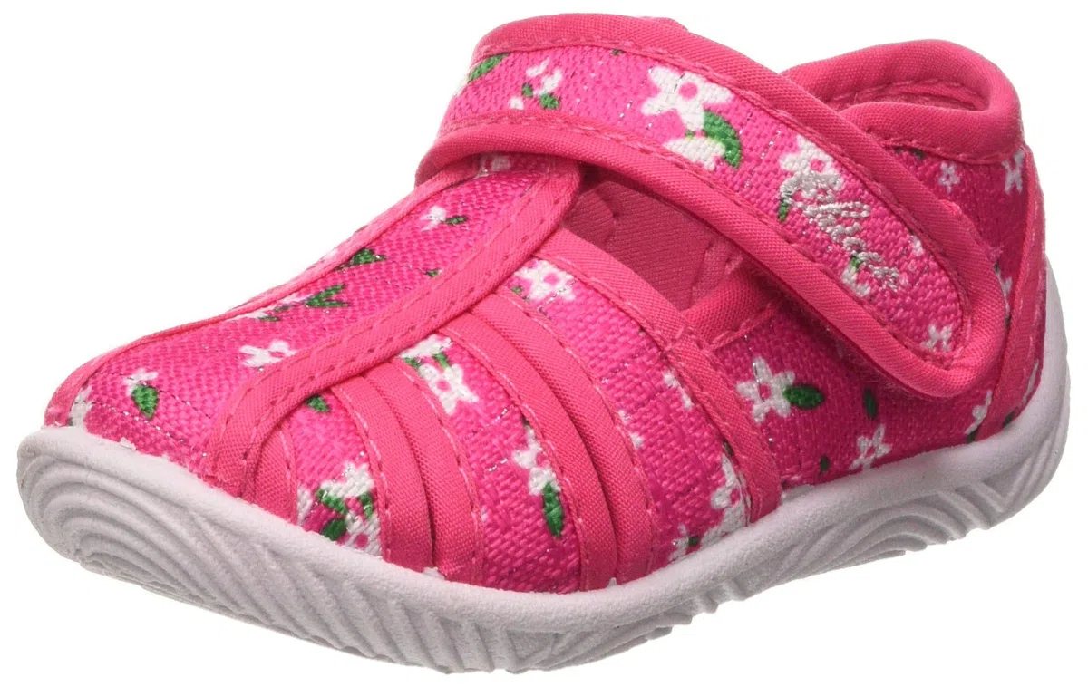 Chicco, Hausschuhe Mädchen, Kindergarten- und Zuhause-Pantoffeln, mit bequemem Klettverschluss, Designed in Italy