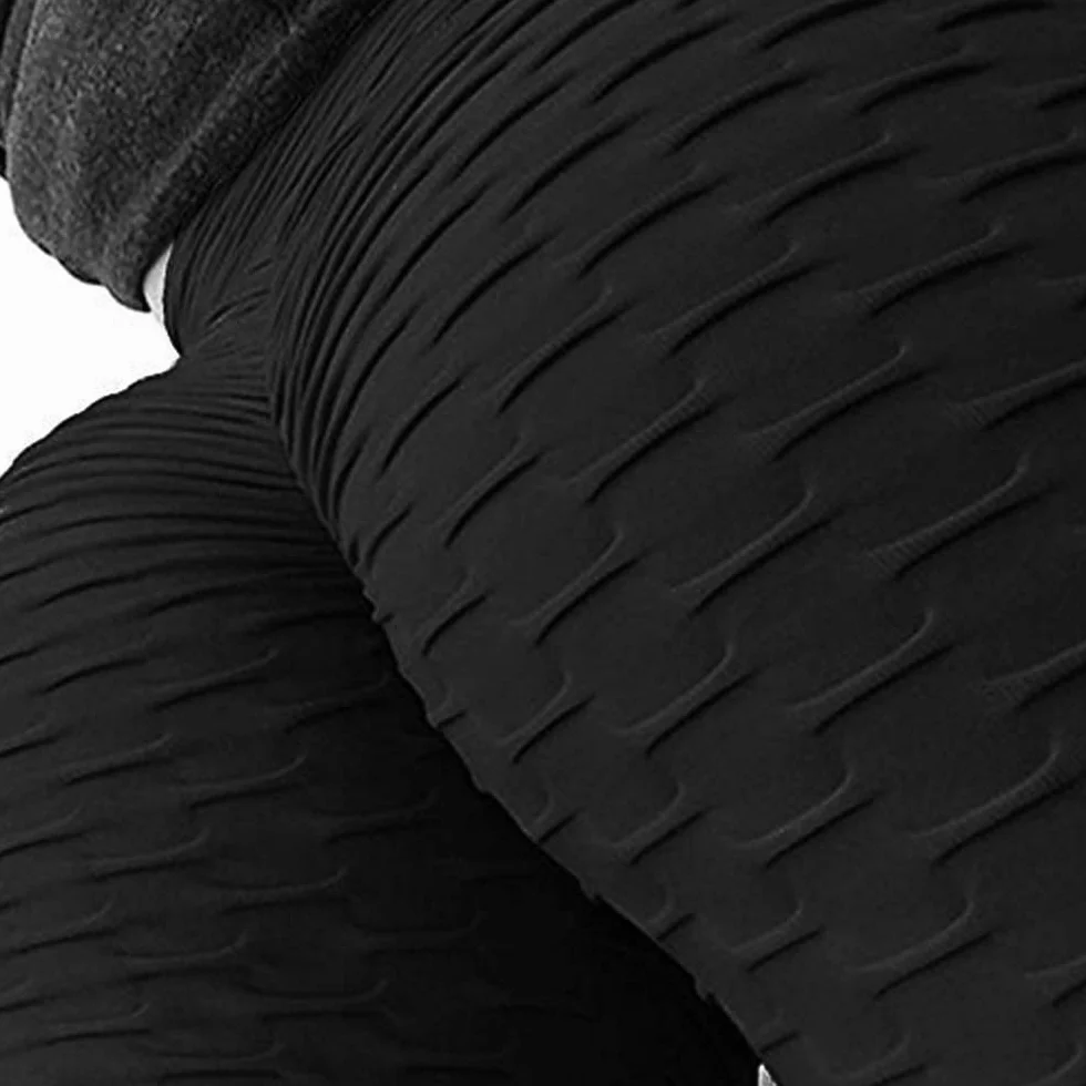 Memoryee Damen Honeycomb Leggings Geraffte Hintern Heben Hohe Taille Push Up Boom Booty Sport Leggings mit Bauchkontrolle Plus Größe Blickdichte Dehnbare Gym Yogahosen