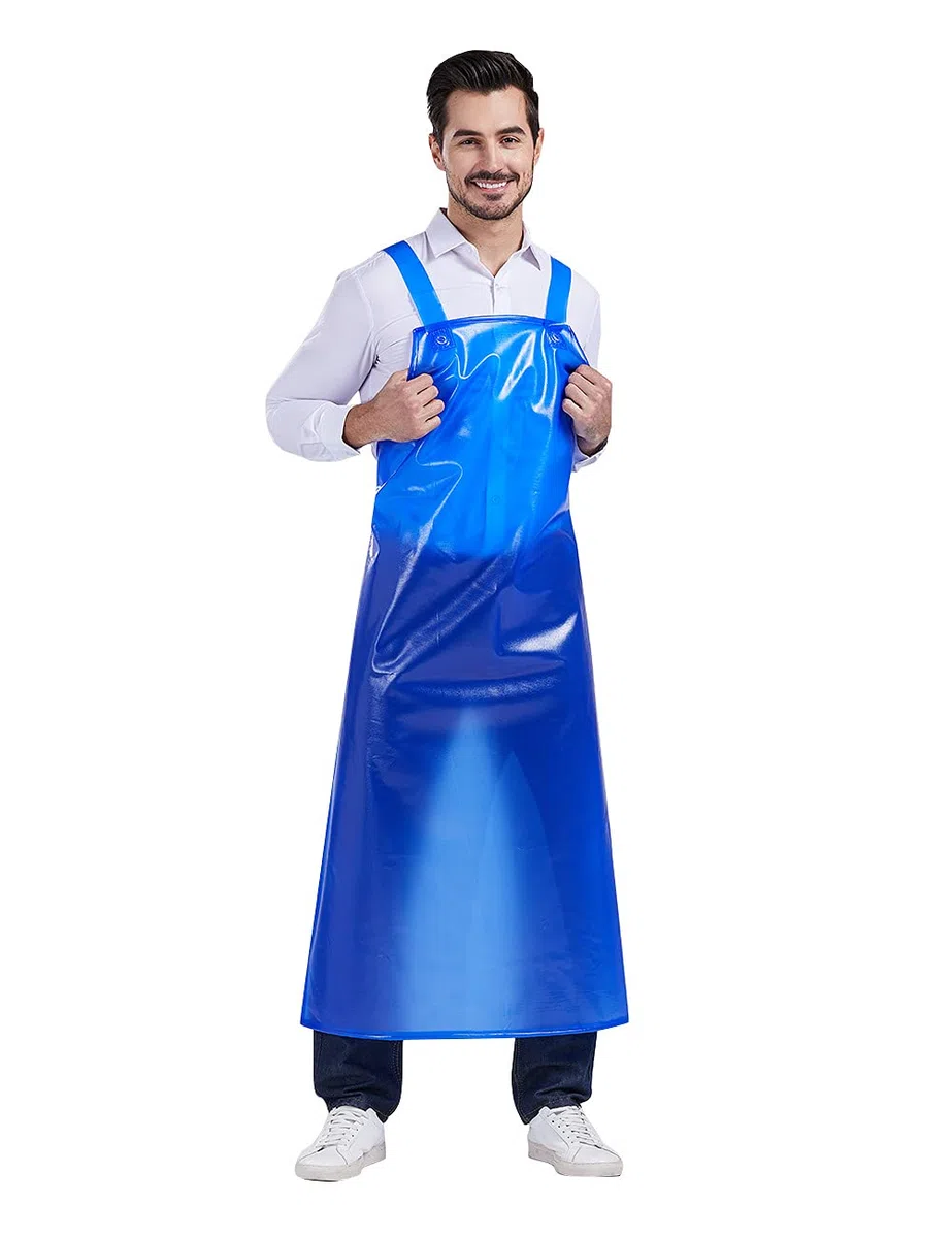 Nanxson Unisex wasserdicht Schürzen Arbeitsschürze Fleischerschürze Metzgerschürze für Industrie, Metzgerei, Reinigung CF3111