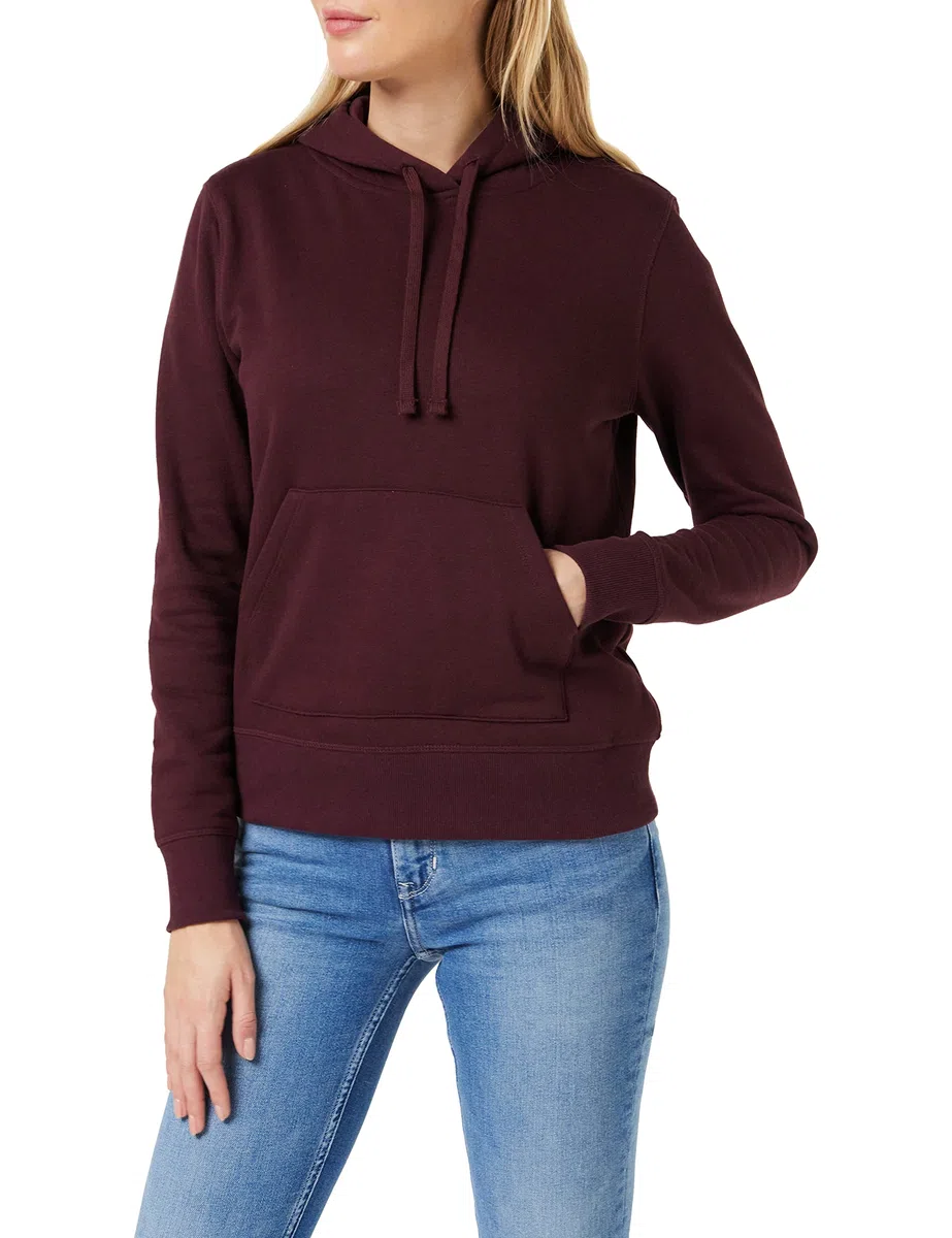 Amazon Essentials Damen Fleece-Kapuzenpullover in normaler Passform (in Übergröße erhältlich)