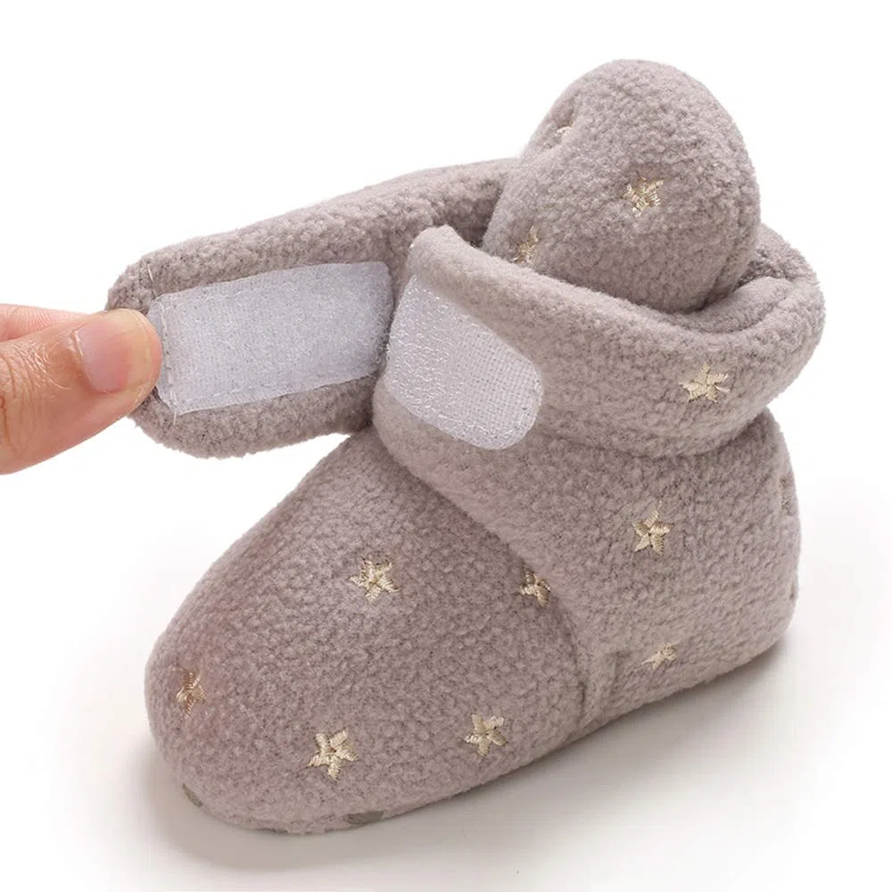 MASOCIO Baby Jungen Mädchen Weiche Sohle Wärme Wintersstiefel Kleinkind rutschfest Winter Krabbelschuhe