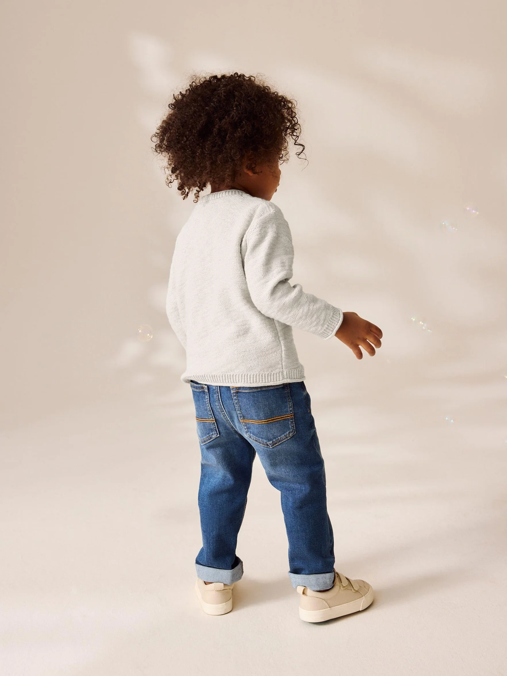 NEXT Jungen Strickpullover mit Henley-Kragen 62-122