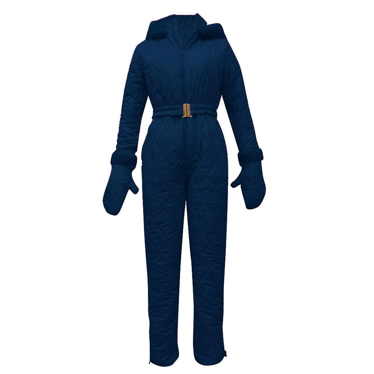 Generisch Skianzug Damen Einteiler Wasserdicht Schneeanzug Warm Gefüttert Elegant Skioverall Winter Outdoor Oversize Schneeoverall Skifahren Winddicht Skibekleidung Atmungsaktiv Jumpsuit Mit Kapuze