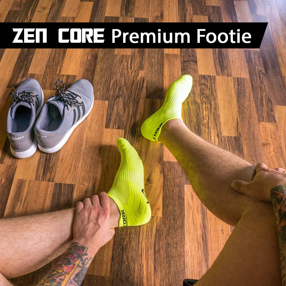Zen Core Sneaker Füßlinge 6 Paare, Größe 35-37 & 38-41, Damen, kurze Socken, Sport, Gepolstert, Antiblasen