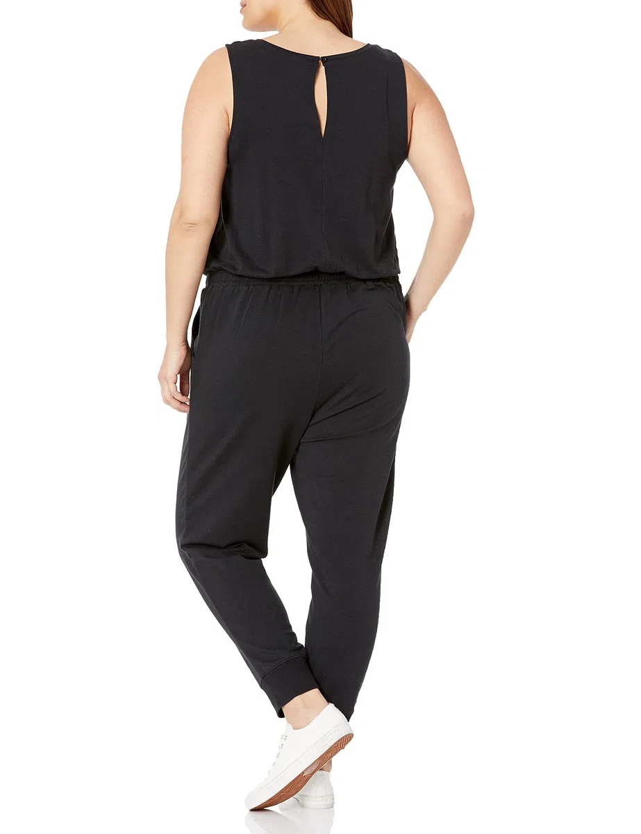 Amazon Essentials Damen Studio-Frottee-Overall, 68,0cm Beininnenlänge (Erhältlich in Übergröße)