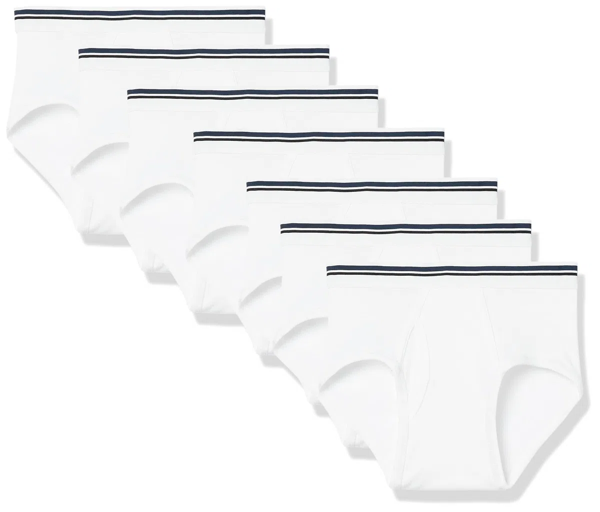 Amazon Essentials Herren Unterhosen aus Baumwolle, Atmungsaktiv, Ohne Etikett, Mehrfachpacks