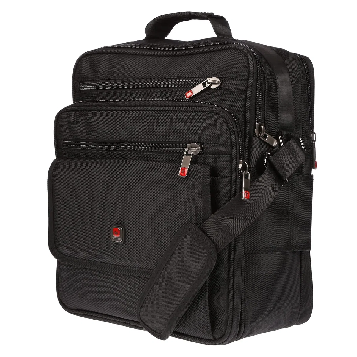 Christian Wippermann XXL Umhängetasche Flugbegleiter Herren Messenger Arbeitstasche Laptoptasche