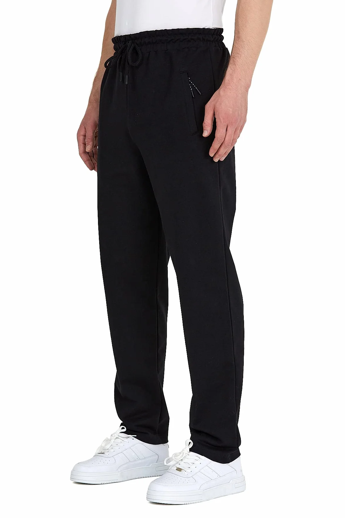 COMEOR Jogginghose Herren mit Reißverschlusstaschen Baumwolle Trainingshose - Sporthose Jogginghosen Männer Jogger | Jungen Freizeithose