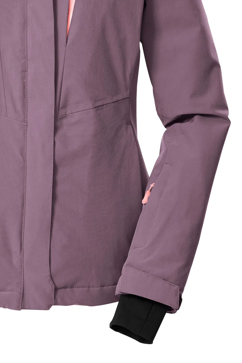 Killtec Damen Ksw 25 Wmn Ski Jckt Skijacke/Funktionsjacke mit abzippbarer Kapuze und Schneefang