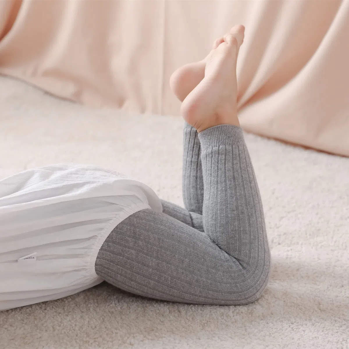 3/5 Packungen Baby-Strumpfhosen für Mädchen, Zopfmuster, fußlos, Strumpfhose, feste Baumwolle, Strumpfhose für Säuglinge, Kleinkinder, 0–4 Jahre