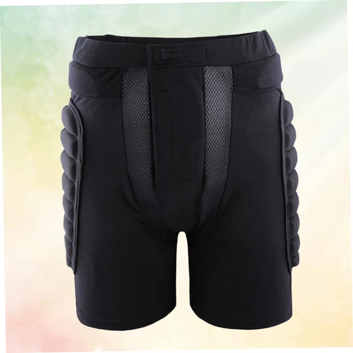 BESPORTBLE Skihose für Junge Mädchen Schwarz Snowboard Schutzhose mit Rundumpolsterung für Hüfte Oberschenkel und Steißbein Elastischer Atmungsaktives Material für Skifahren und Snowboarden