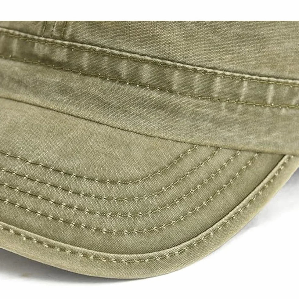 Militärmütze, Gewaschene Baumwolle, einzigartiges Design