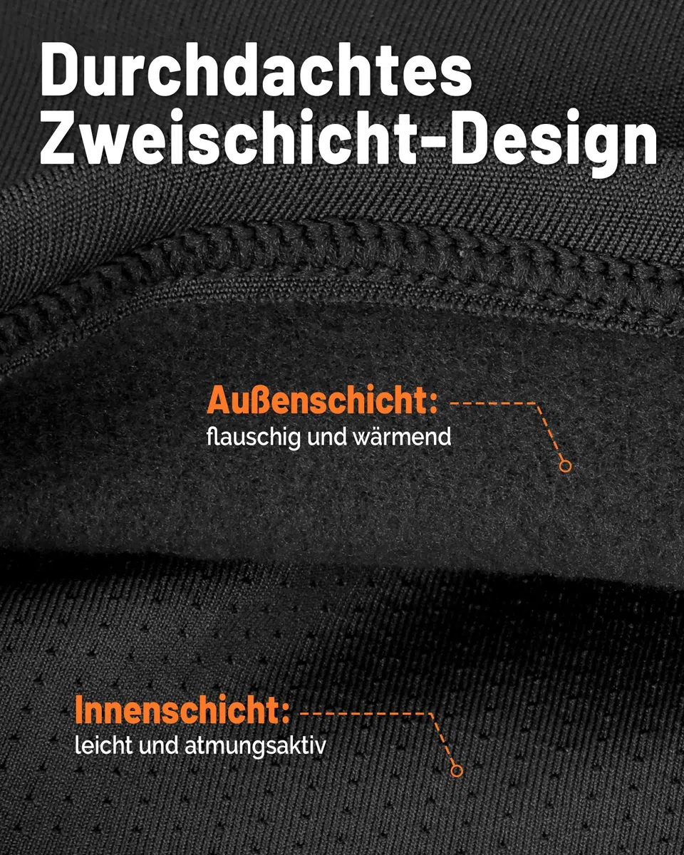 GXCROR Sturmhaube Balaclava Skimaske – doppellagig, Winddicht & warm für Winter, Motorrad, Ski, Unisex