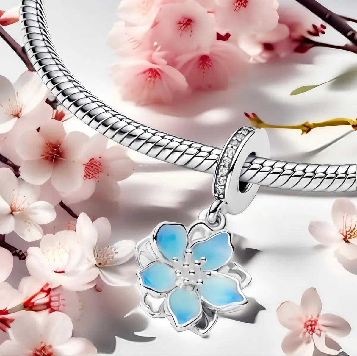 Feitery Compatible with Charms Pandora Armband Reisen Bead Charms für Damen Herz Anhänger Meerestiere