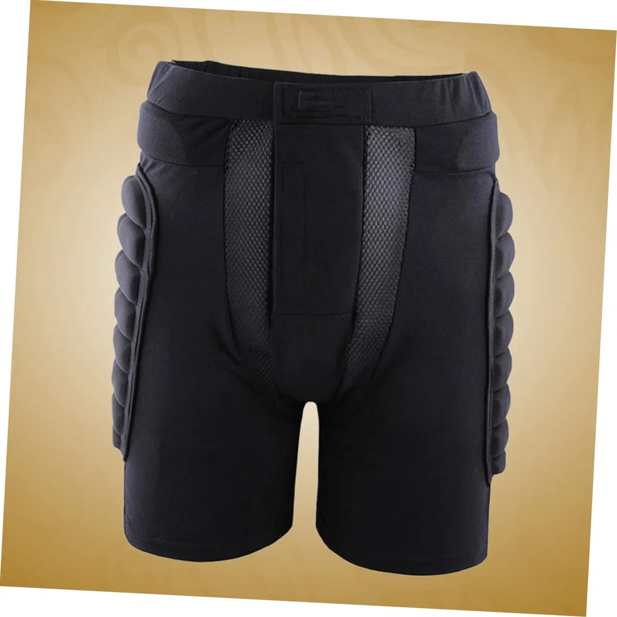 BESPORTBLE Skihose für Junge Mädchen Schwarz Snowboard Schutzhose mit Rundumpolsterung für Hüfte Oberschenkel und Steißbein Elastischer Atmungsaktives Material für Skifahren und Snowboarden