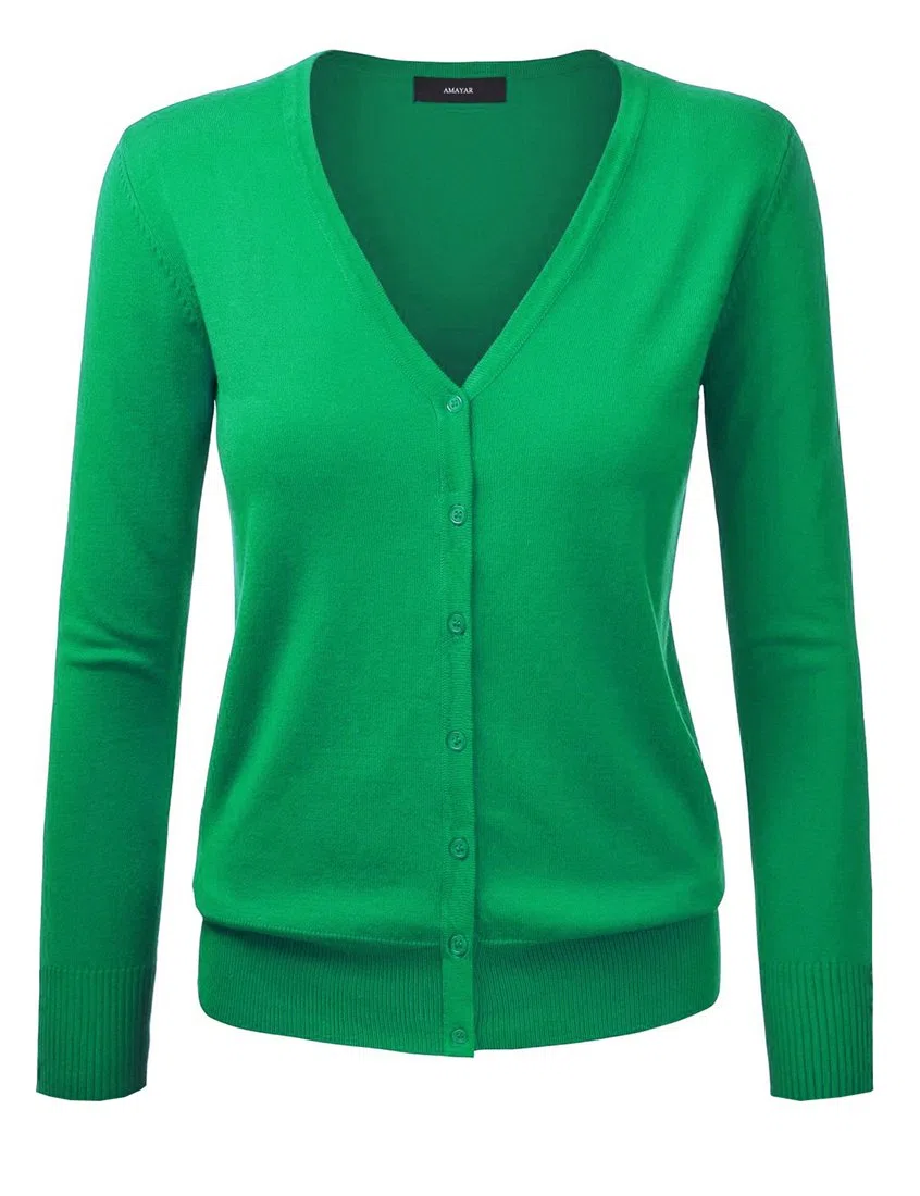 Gothden Damen Basic Strickjacke Fall Spring Button Down Strickjacken Stricken Cardigan