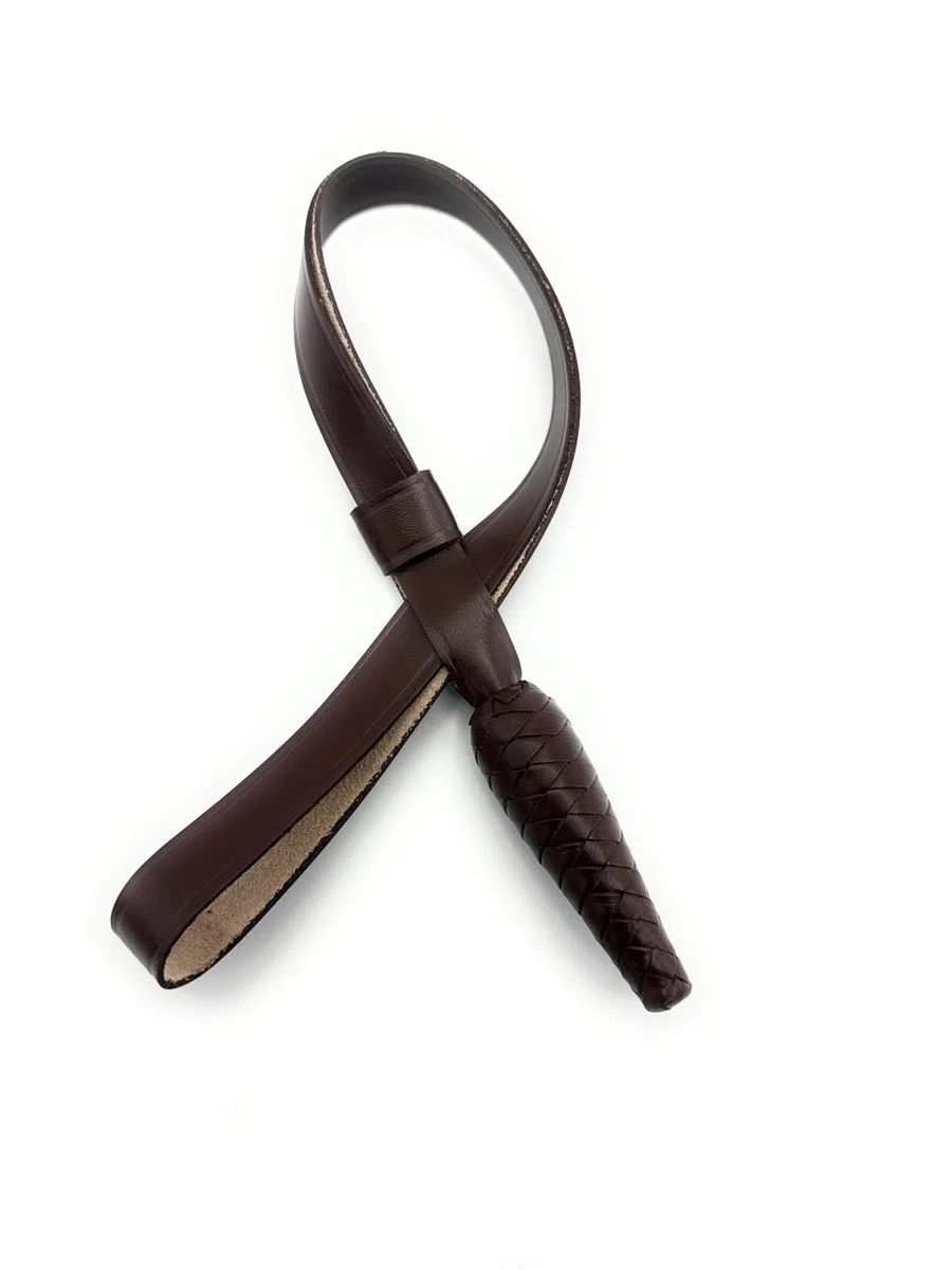Uniform Store London Schwert Knoten Braunes Leder, Leder Schwert Knoten R217