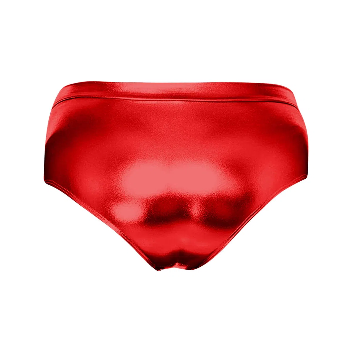 Generisch Hoch taillierte metallische Booty-Shorts für Damen, Rave-Hose zum Tanzen, Hotpants, Clubwear