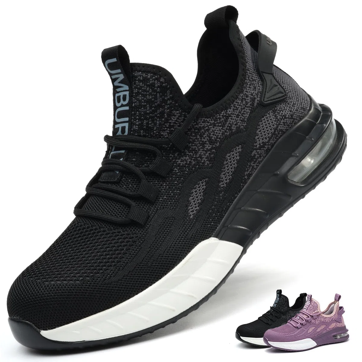 Sicherheitsschuhe Damen Leicht Sportlich Arbeitsschuhe Herren Atmungsaktiv Stahlkappenschuhe rutschfest Schutzschuhe mit Stahlkappe