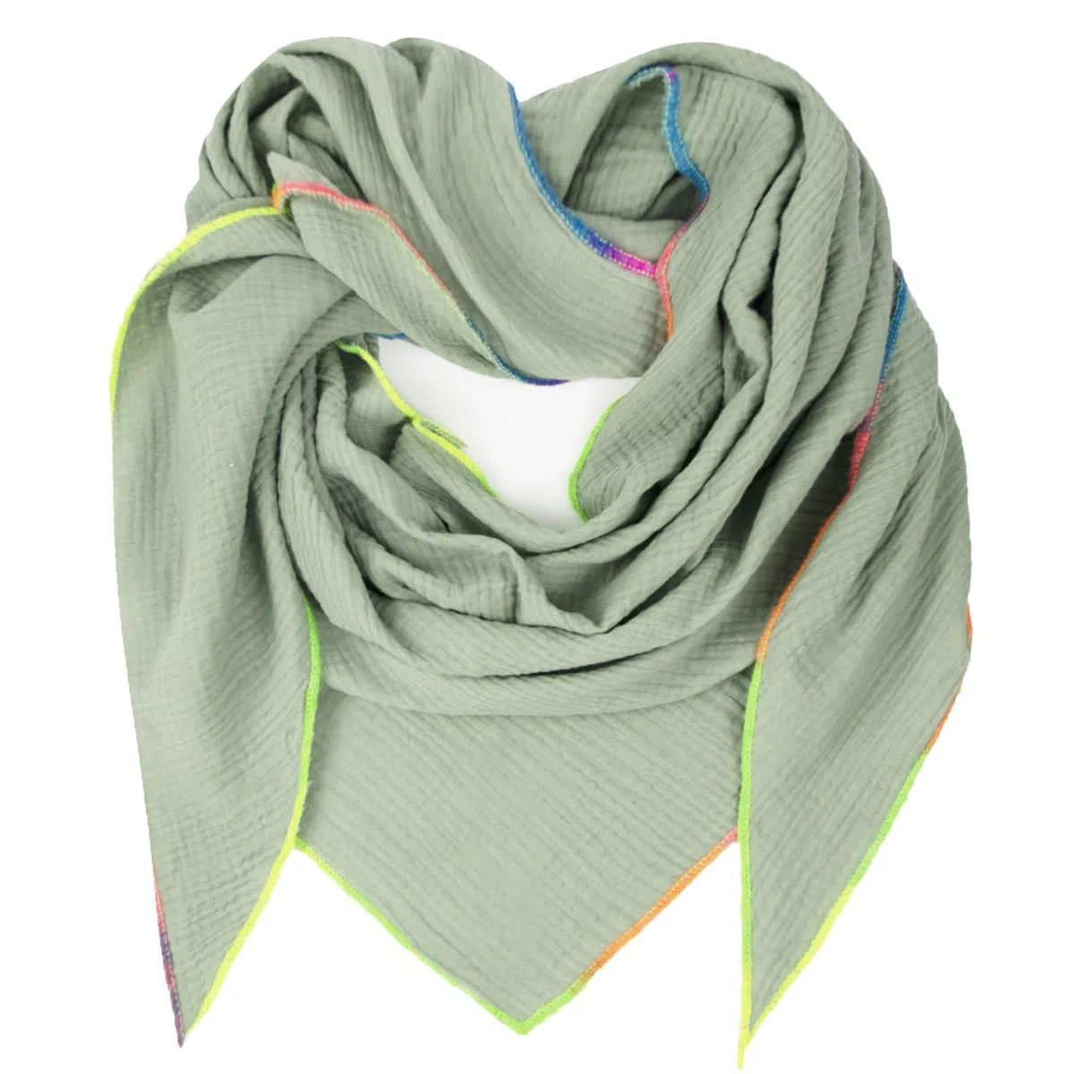 Gloop Damen XXL Dreieckstuch Halstuch Schal Ohne Kratze an Haut Herbstschal Sommerschal dünner Leichter Schal,Made in Italy