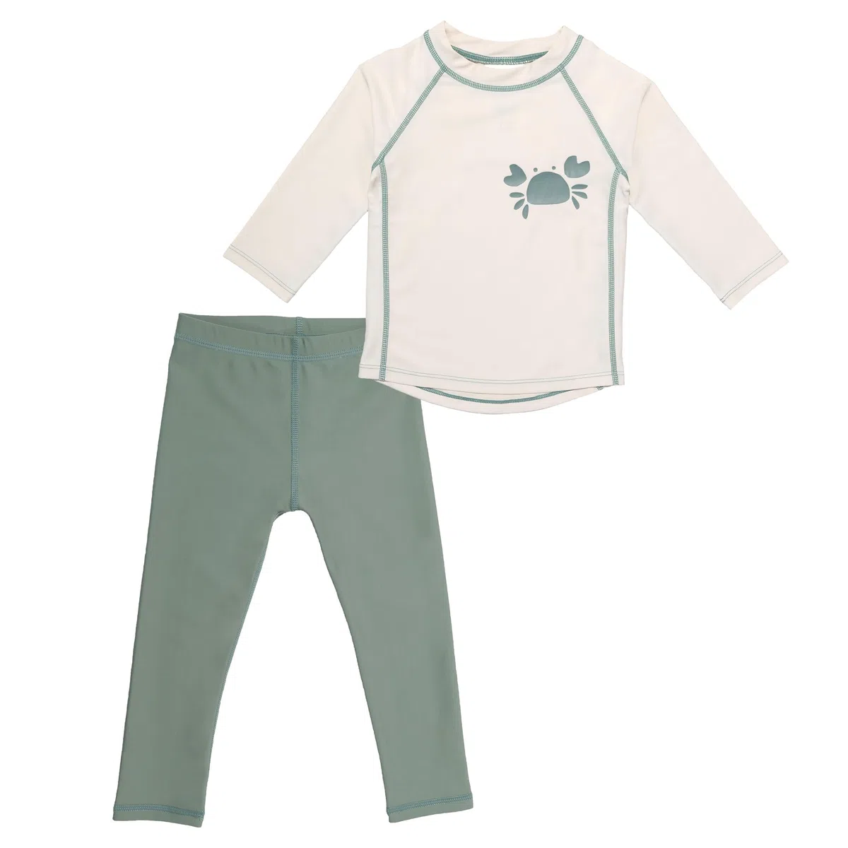 LaLoona Baby UV Schutz Badeset | Lange Badehose und Schwimmshirt mit UPF 80+ | UV Kleidung schnelltrocknend & Oeko-TEX Standard 100 geprüft