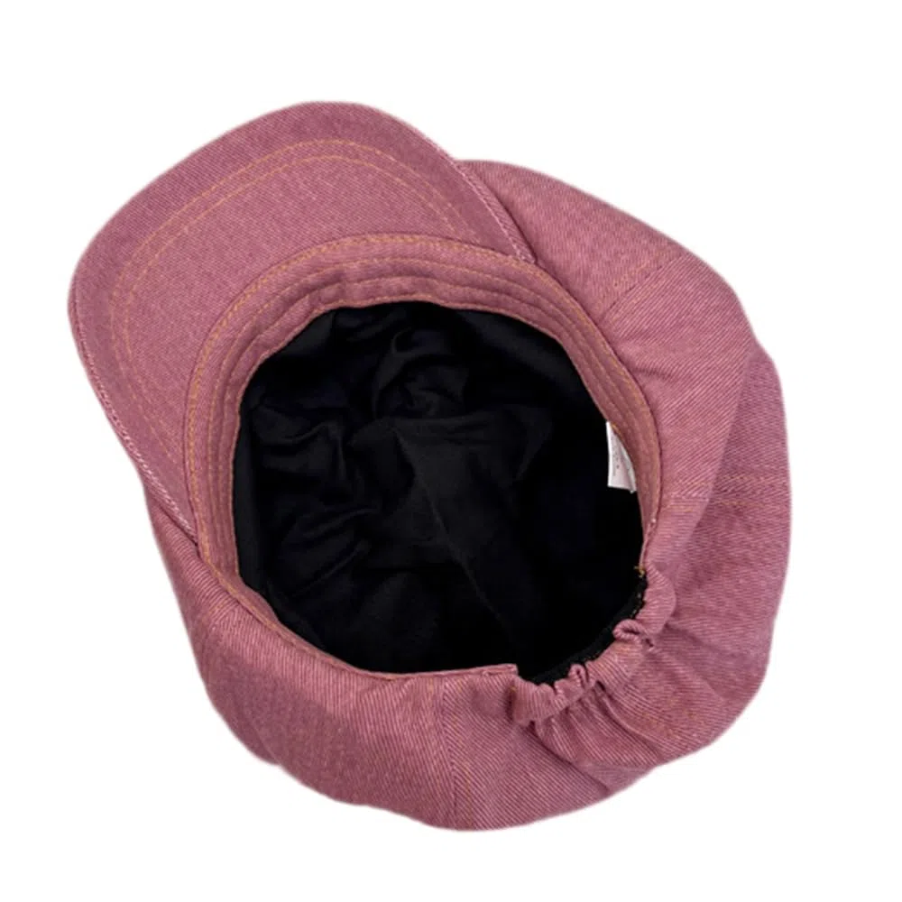 Damen Übergroße Slouchy Newsboy Cap Puffy Baggy Jeans Paperboy Hut mit Visier