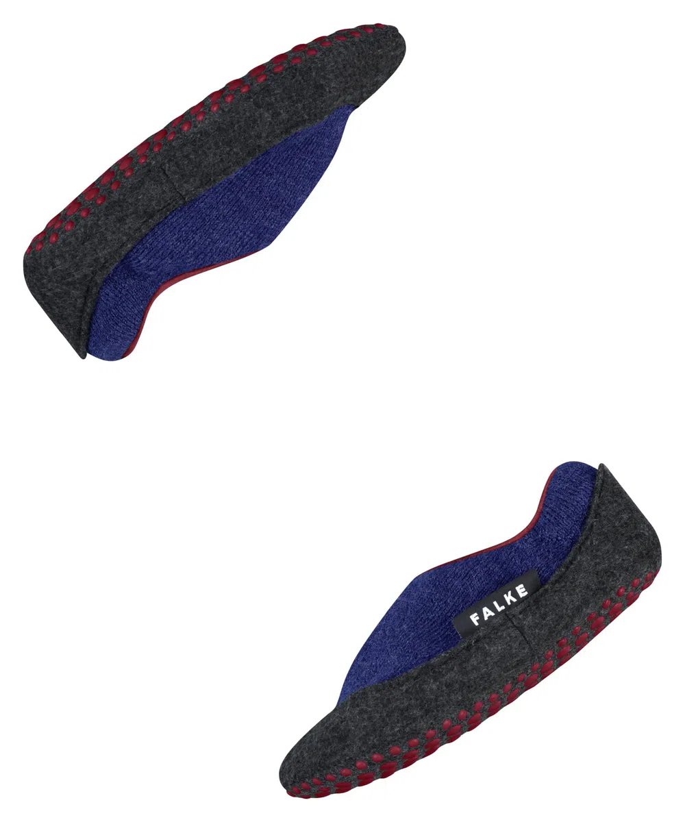 FALKE Unisex Kinder Cosy Slipper Stoppersocken atmungsaktive klimaregulierende geruchshemmende Wolle rutschhemmende Noppen auf der Filzsohle Füßlinge komfortabel warm Plüsch bequem 1 Paar
