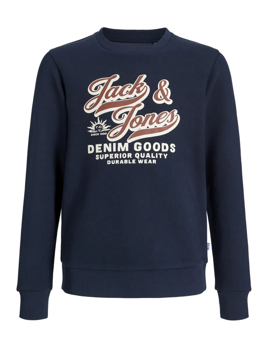 Jack & Jones Herren Jjelogo Sweat Crew 2 Col Aw25 Noos Jnr Jjelogo Sweat Crew 2 Col Aw25 Noos Jnr (1er Pack)