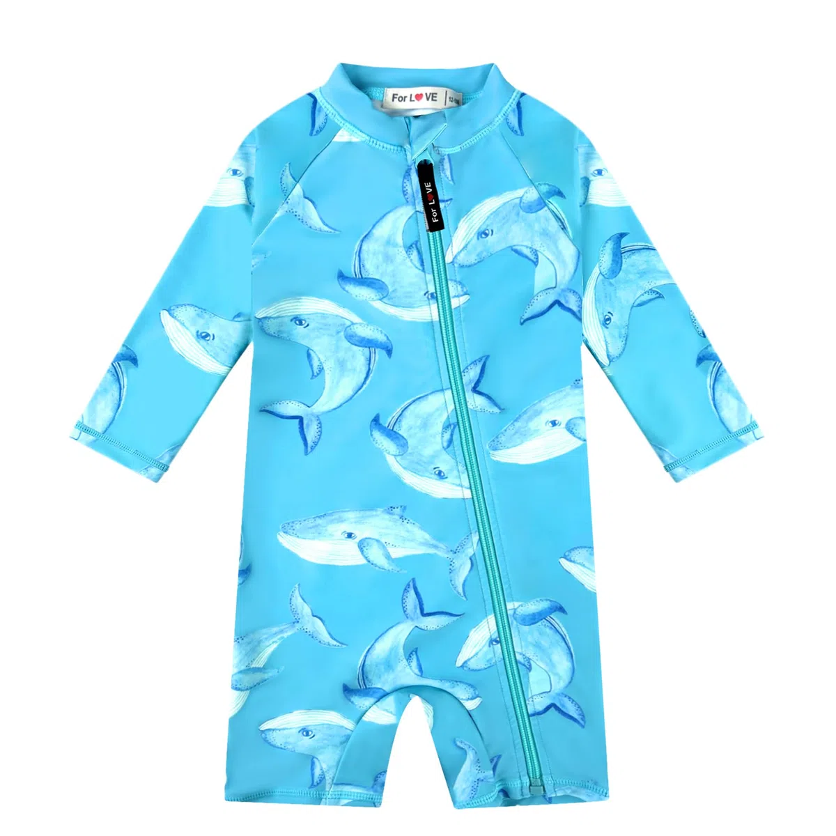 weVSwe Badeanzug Baby mit Reißverschluss Kind Jungen Mädchen Schwimmanzug UV-Schutz Badebekleidung 0-3 Jahre